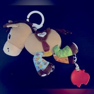 Lamaze Disney Pixar Toy Story Bullseye Baby Activity Rattle Crinkle Teether